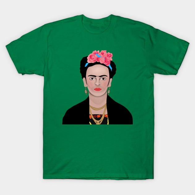 Frida Kahlo T-Shirt by Pinky's Studio 